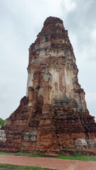 Wat Chaiwatthanaram in Ayutthaya, Thailand. Scenic ruins of the Buddhist temple in the ancient city.