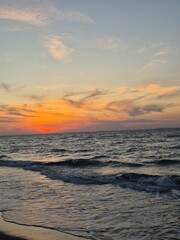 Marmari - wyspa Kos - Grecja - piękny zachód słońca na plaży