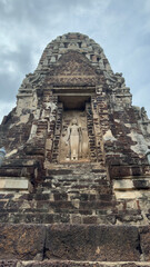 Wat Chaiwatthanaram in Ayutthaya, Thailand. Scenic ruins of the Buddhist temple in the ancient city.