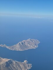 Grecja - wyspy Greckie widok z samolotu © Konrad