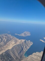 Grecja - wyspy Greckie widok z samolotu © Konrad