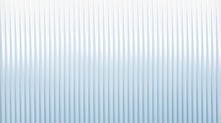 Obraz premium White and light blue ribbed glass texture with vertical lines