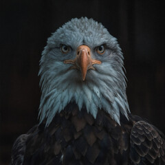 portrait of a bald eagle