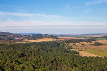 Aussicht auf die Stadt Blankenburg im Nordharz