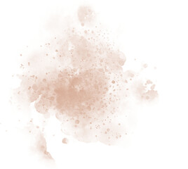 Watercolor stain decoration