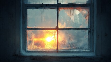 Sunlight through window light beams illuminate room interior sunlight through window