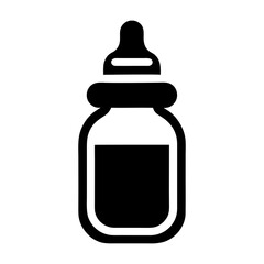 baby bottle vector