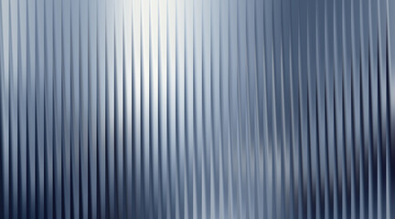 Obraz premium Cool blue abstract ribbed texture with soft light and shadow