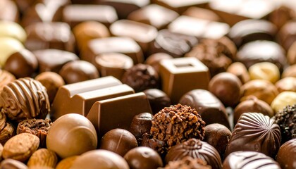Large selection chocolate backgrounds. organic food as a dessert