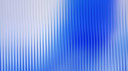 Fototapeta premium Abstract wavy vertical lines in blue and white gradient