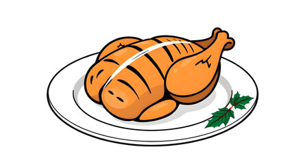 roast chicken badge icon, roast chicken label icon, roast chicken stamp icon, roast chicken seal icon, quality chicken badge, best seller chicken badge, chef recommended chicken icon, signature dish c