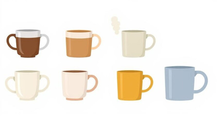 minimal coffee cup, modern coffee cup, flat coffee cup vector, simple coffee cup, coffee cup outline, line art coffee cup, geometric coffee cup, minimal mug, sleek coffee cup, contemporary coffee cup,