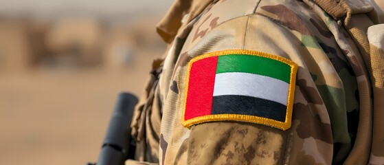 Uae military uniform patch united arab emirates army soldier camouflage gear