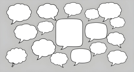 Fototapeta premium hand drawn UI bubble, UX callout bubble, tooltip bubble sketch, onboarding bubble, walkthrough bubble, tutorial bubble, guide bubble, hint bubble doodle, form helper bubble, micro interaction bubble, 