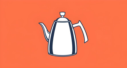 Electric kettle illustration, Electric kettle icon, Electric kettle vector, Electric kettle design, Electric kettle art, Kettle appliance icon, Kitchen kettle vector, Hot water kettle illustration, El