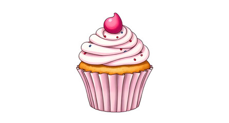 cupcake topping, cupcake with sprinkles, cupcake bakery vector, pastry shop icon, cute dessert illustration, cake icon, small cake vector, cupcake outline, sweet bakery symbol, cupcake emblem, cupcake