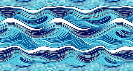 blue waves background