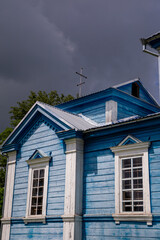 Old wooden church in the Ukrainian village of Lychivka, Khmelnytskyi region. Churches of Ukraine.