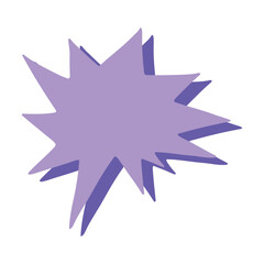 Hand drawn speech bubble Blank empty message box Textbox frame for banners, price tags, stickers, design