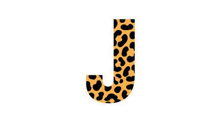 Leopard Print Letter 