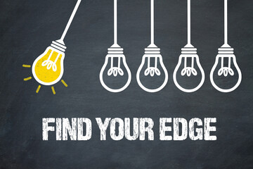 Fototapeta premium Find Your Edge 
