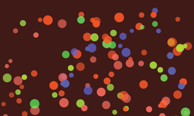 Abstract geometric background with circles in earthy tones modern design