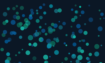 Abstract Deep Sea Bubbles Background with Tranquil Color Palette