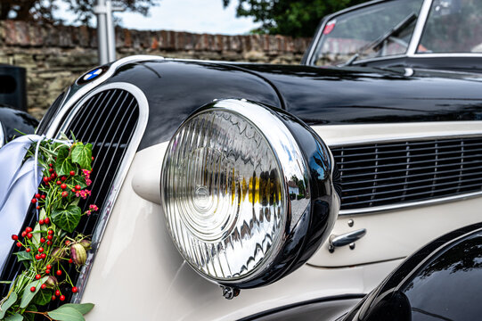  BMW 326 Cabrio Classic Car vintage car captured in Stadtschleining, Austria 20 September 2023
