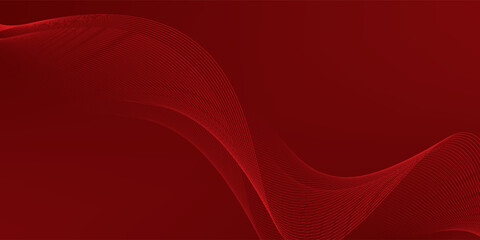 Red abstract background. Dynamic shapes composition. Eps10 vector