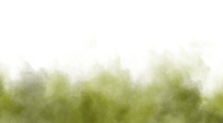 Abstract yellow smoke or gas wisps against a black background