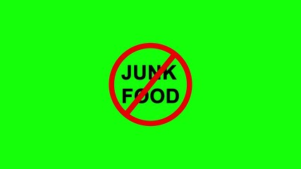 No junk food stop eating unhealthy diet habits for better health today
