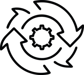 a-line-art-icon green  energy 