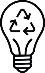 a-line-art-icon green  energy 