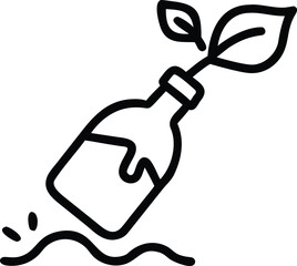 a-line-art-icon green  energy 