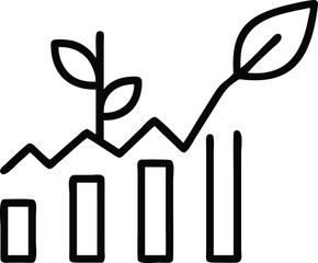 a-line-art-icon green  energy 