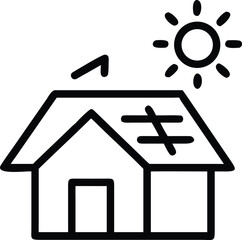 a-line-art-icon green  energy 