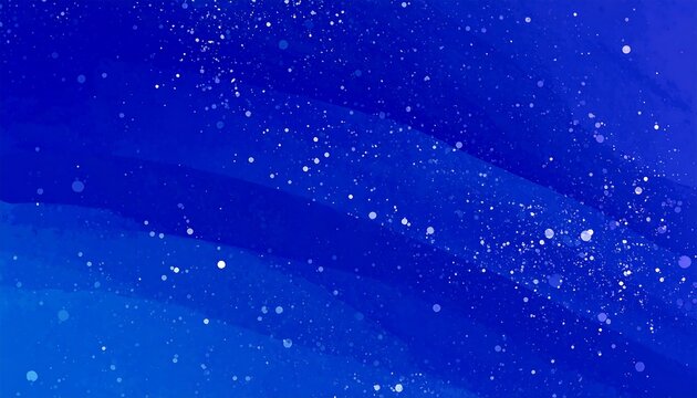 Abstract Blue Background with Glittering Particles for Modern Design.