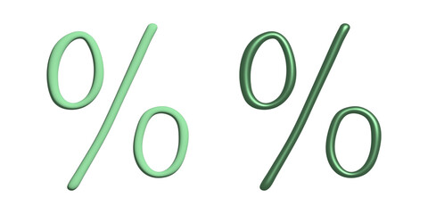 3d percentage symbol clipart Percent doodle Discount voucher sign Income tax Single element for design