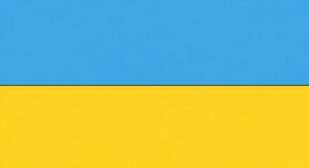 A Symbolic Representation of National Pride Featuring the Iconic Blue and Yellow Colors of the Ukrainian Flag Displayed in a Simple Yet Powerful Manner