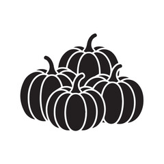 Whimsical pumpkin illustration with autumnal colors