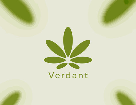 This logo features a stylized leaf design that conveys a sense of natural and organic vitality, ideal for eco-friendly brands and businesses focused on sustainability.
