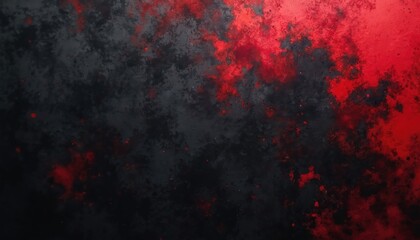 Grunge background with red, black texture. Paint splatters create distressed effect. Modern digital camo design element. Perfect for sport jersey print apparel template cover textile banner. Great as