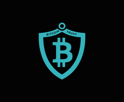 The image features a stylized logo representing Bitcoin Trust, showcasing a shield emblem combined with the iconic Bitcoin symbol, conveying security and reliability in cryptocurrency.