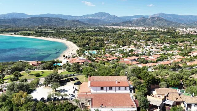 Video drone to Porto Frailis, Tortol&igrave;, Ogliastra, Nuoro, Sardinia, Italy