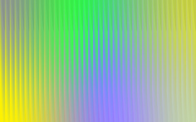 Abstract vertical stripes of vibrant green yellow and purple blend and shimmer with a soft gradient effect