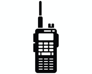 Microchip Silhouette Technology and Innovation Icon with Integrated Circuit