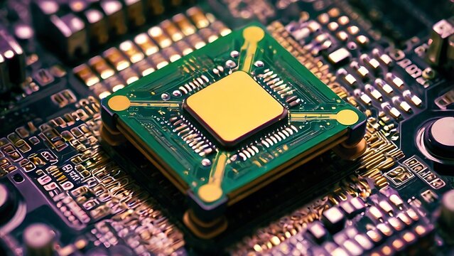 High Detail AI Neural Processor Macro