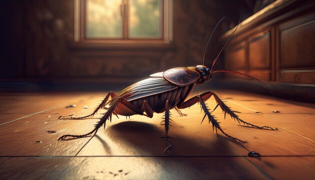 floor cockroach control pest sign dead caution infestation house kill dirty body black brown bug can creeping danger dangerous ddt disease disgusting effect gross health home hygiene insect