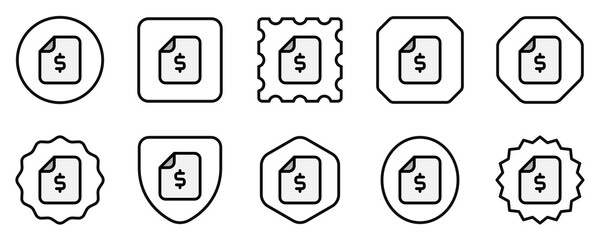 Editable financial document vector icon. Part of a big icon set family. Finance, business, investment, accounting. Perfect for web and app interfaces, presentations, infographics, etc