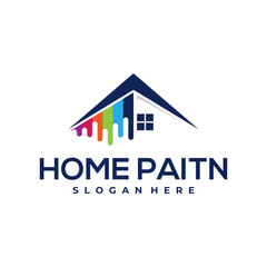 Abstract logo of house painting service